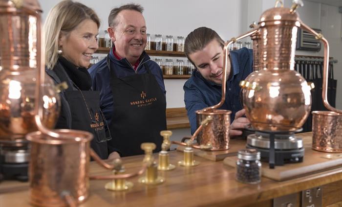 Gin making in our gin school